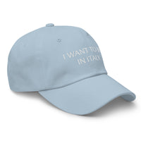 "I Want to be in Italy" Hat