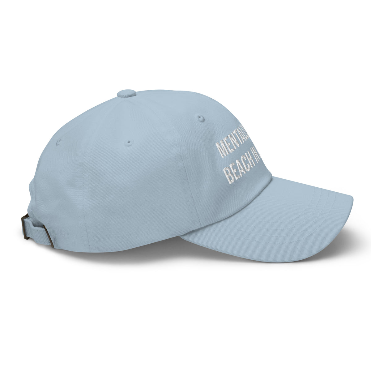 "Mentally on a Beach in Europe" Hat