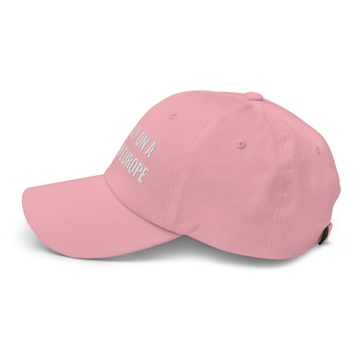 "Mentally on a Beach in Europe" Hat