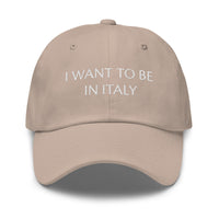 "I Want to be in Italy" Hat