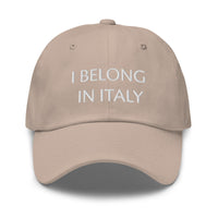 “I Belong in Italy” Hat