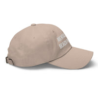 "Mentally on a Beach in Europe" Hat