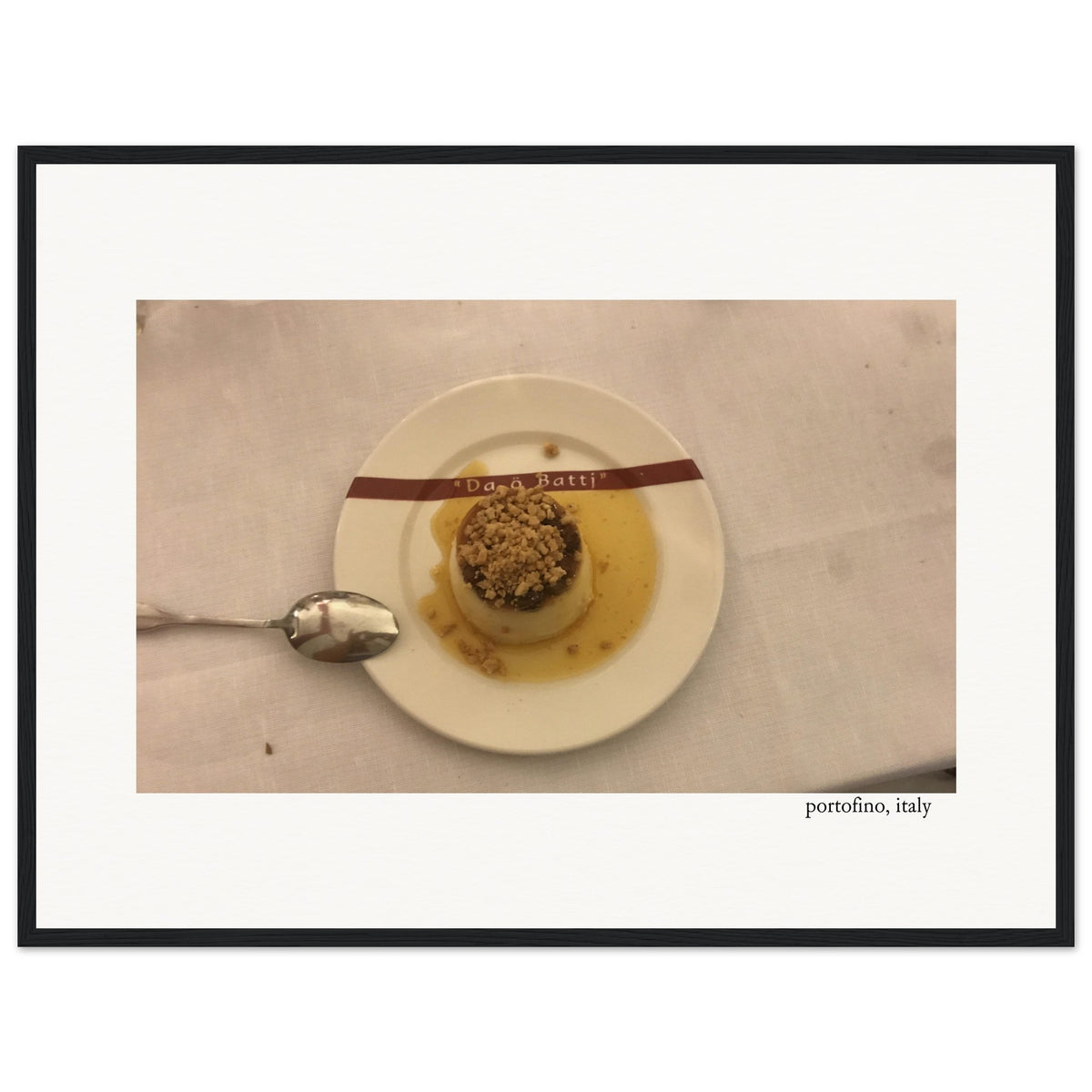 Italian Dessert Framed Print