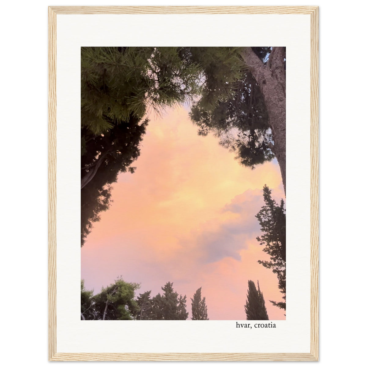 Pink Sunset Framed Print