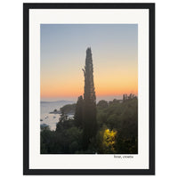 Sunset on the Adriatic Framed Print