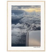 Miami From the Sky Framed Print