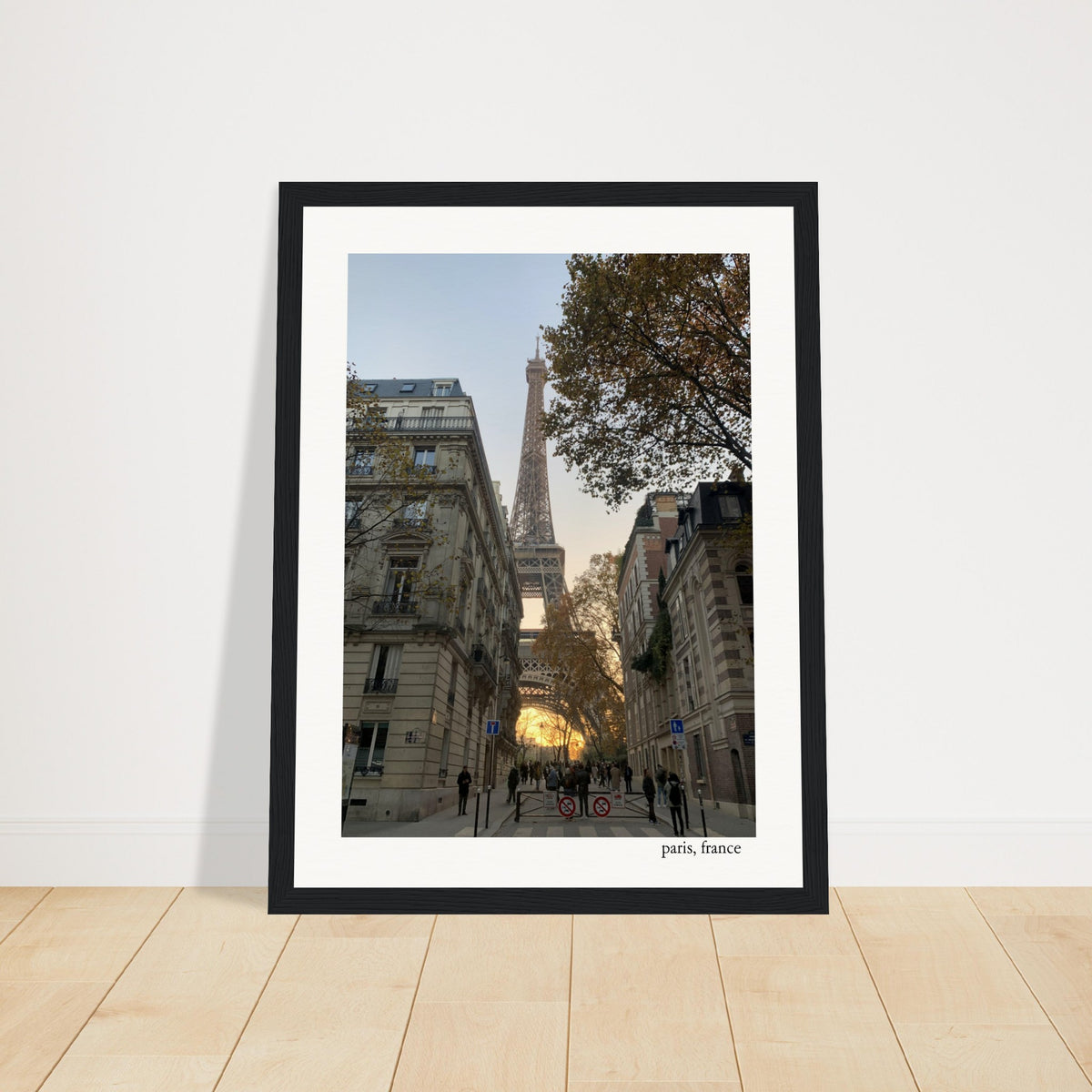 Quiet Nights in Paris Framed Print