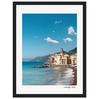 Afternoon in Camogli Framed Print