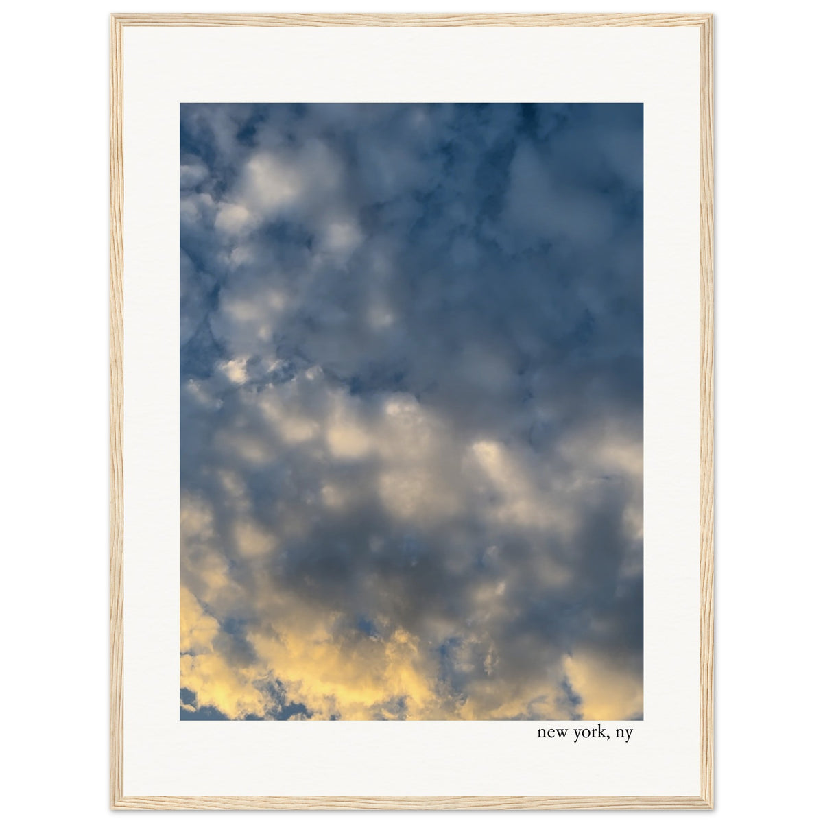 New York Morning Sky Framed Print