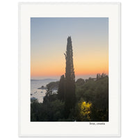 Sunset on the Adriatic Framed Print