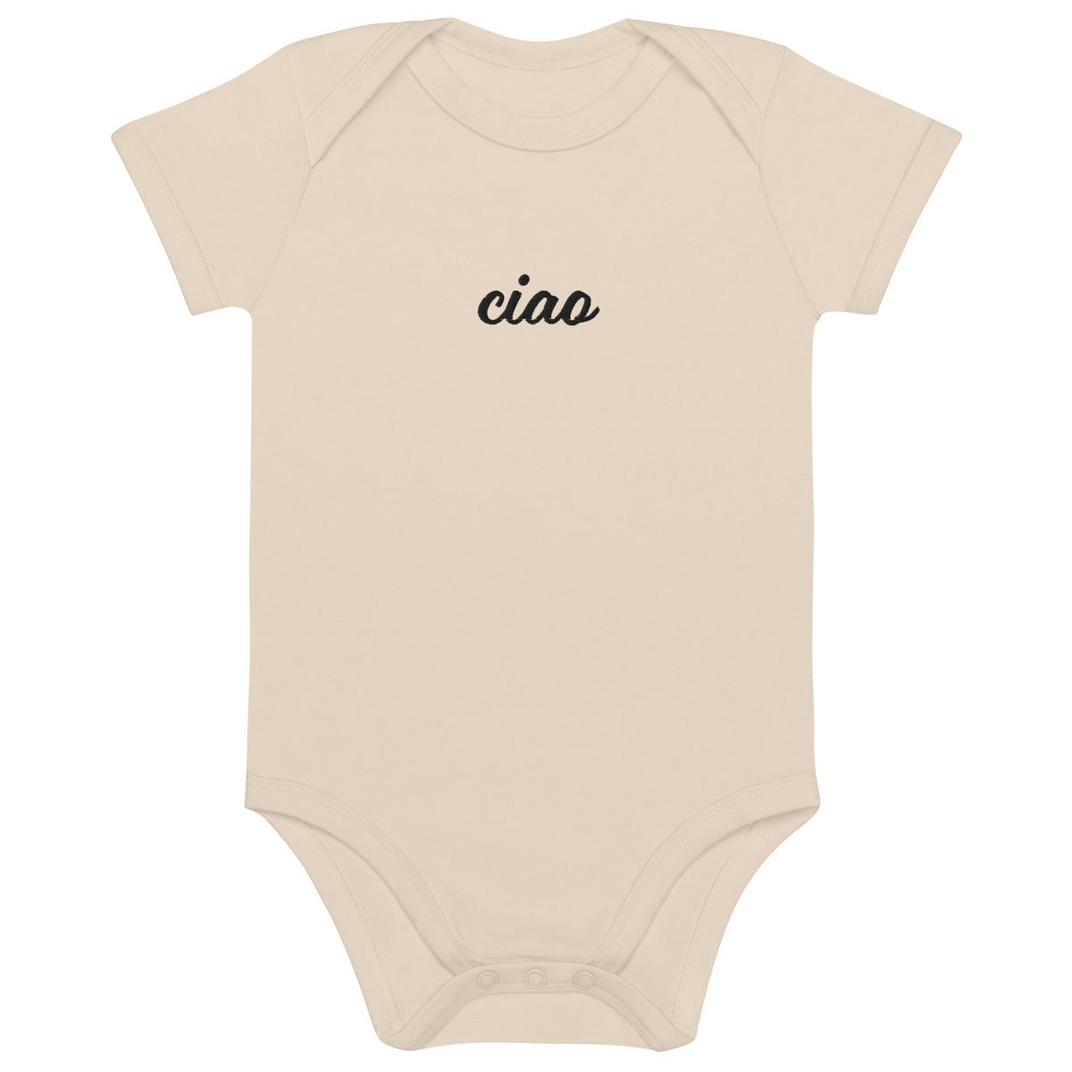 "ciao" Organic Cotton Baby Bodysuit