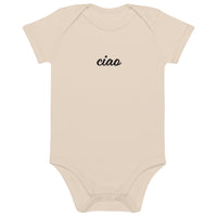 "ciao" Organic Cotton Baby Bodysuit