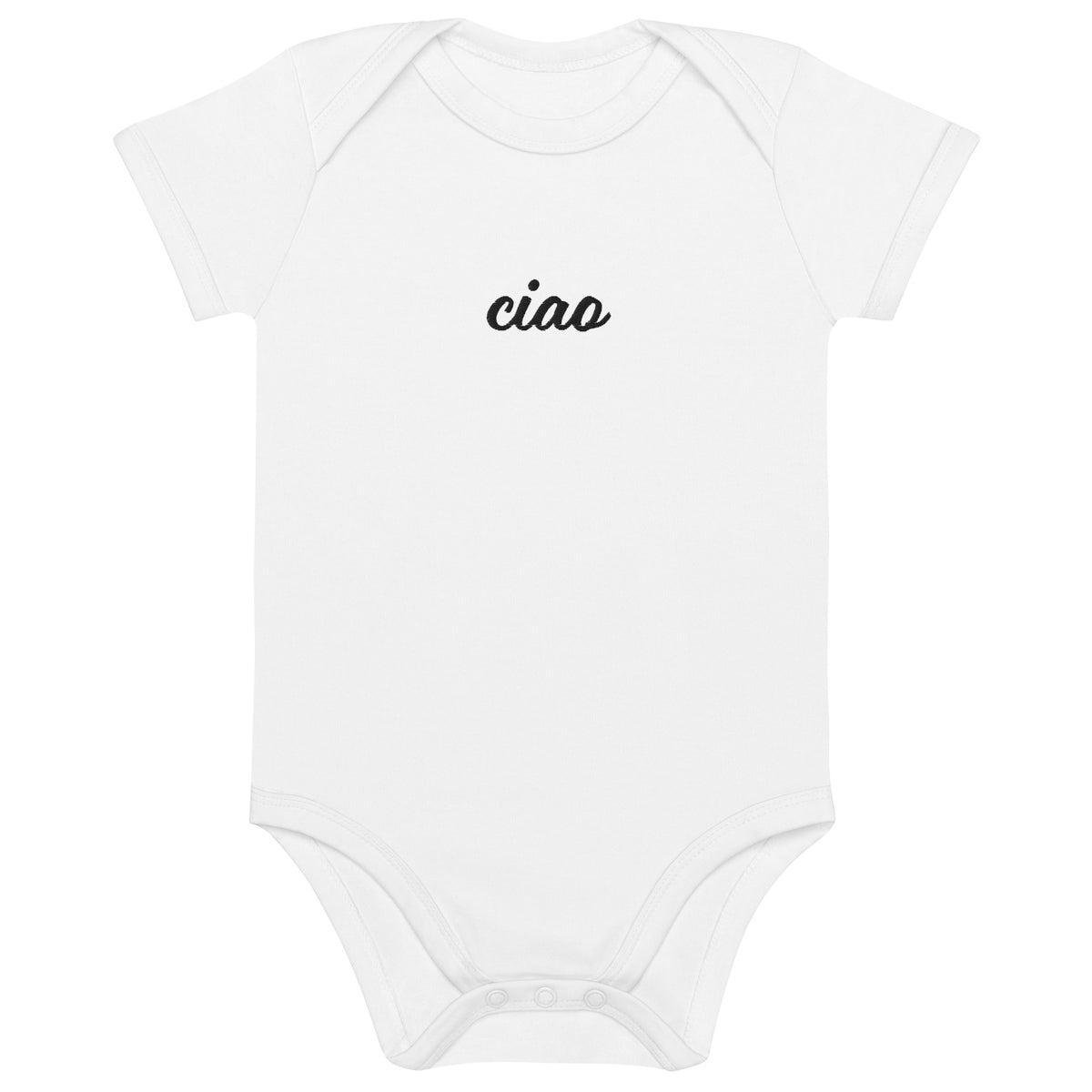 "ciao" Organic Cotton Baby Bodysuit