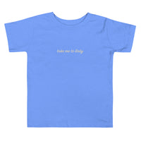 "Take Me to Italy" Short Sleeve Toddler Tee